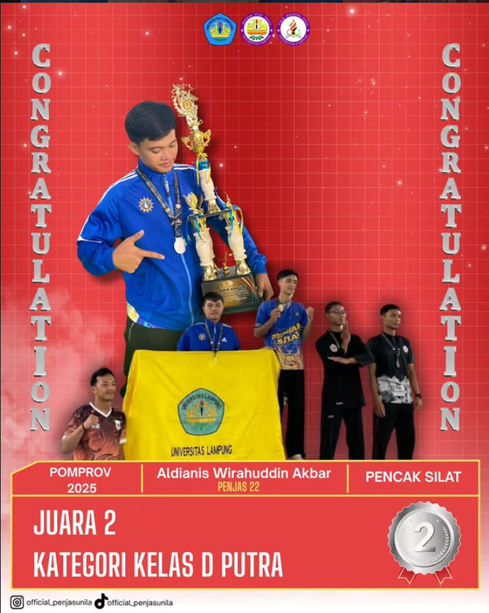 Foto prestasi Pomprov pencak silat 2025